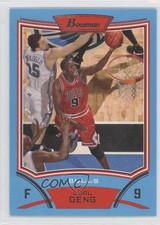 2008-09 Bowman Draft Picks & Stars Blue 438/499 Luol Deng #66 0a1
