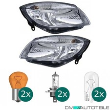 Scheinwerfer H4 Depo Set passt für Skoda Fabia II/Roomster 542/5J ab 06-10