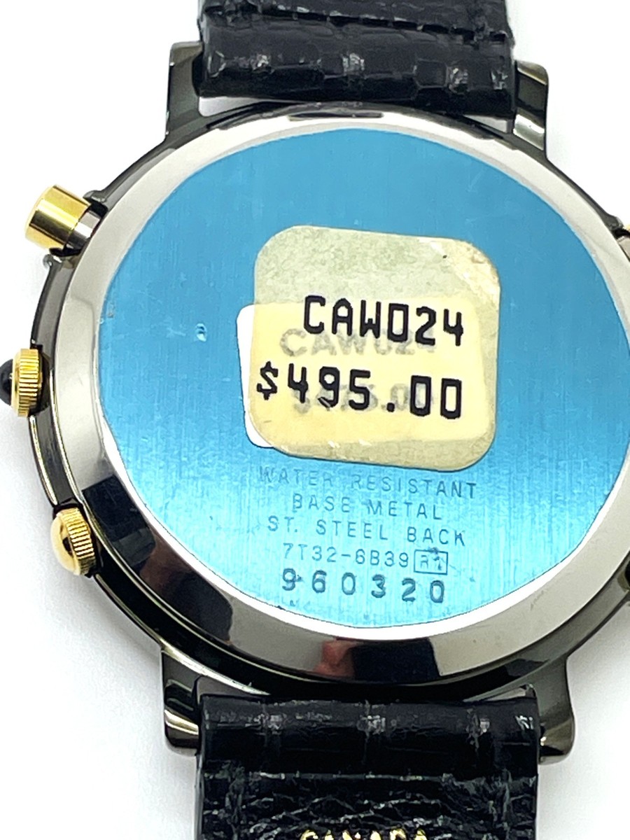 LASSALE by Seiko MEN'S 7T32-6b39 NOT-WORKING ALARM CHRONOGRAPH