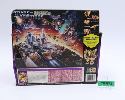 Rampage W/Box 100% Complete Vintage Hasbro G1 Transformers UNUSED STICKERS NM - Picture 10 of 11