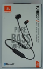 JBL Tune 125BT Wireless Bluetooth Neck-Worn Earbuds Mic Remote Multipoint New