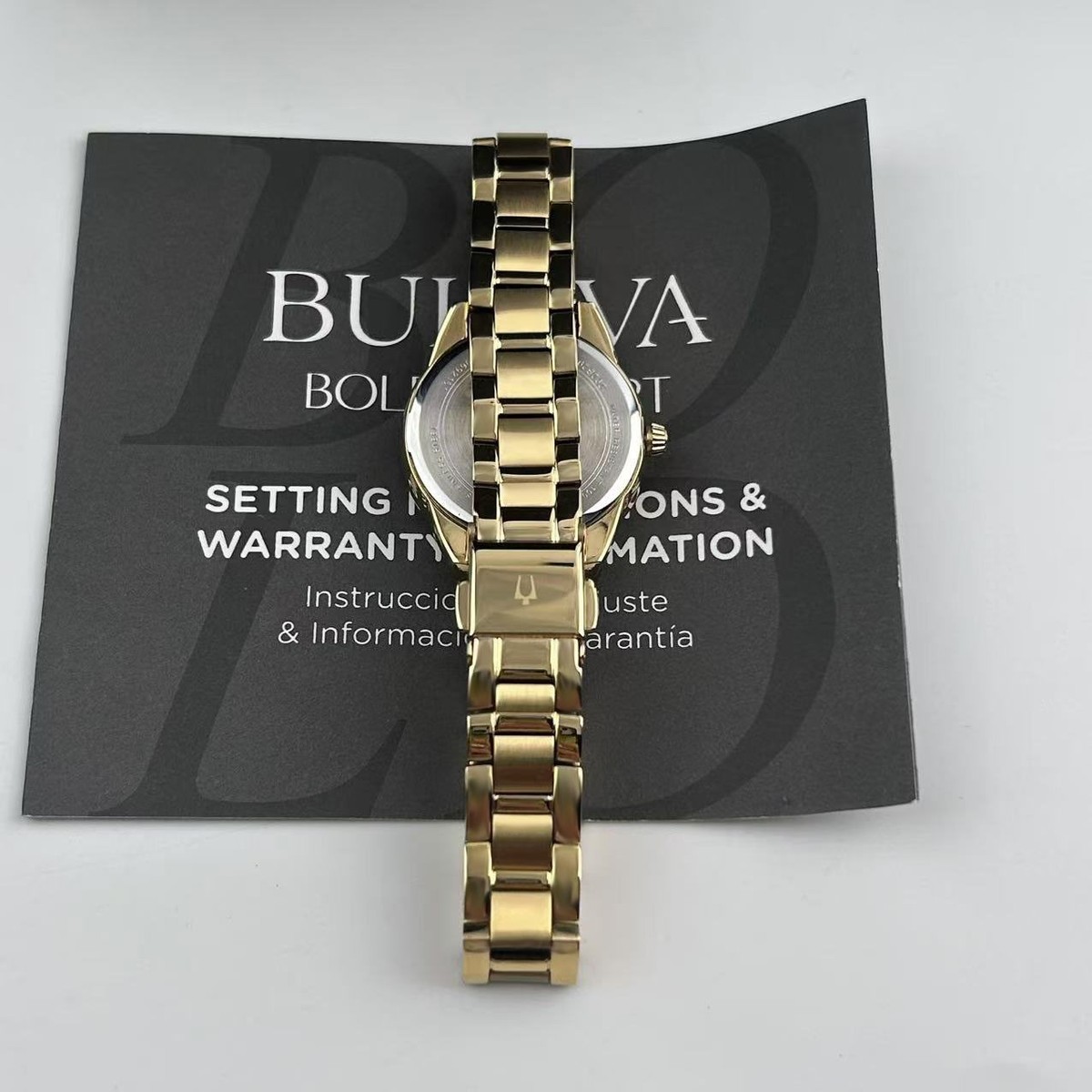 Bulova Women\'s Watch 97P150 Quartz Diamond Silver Dial Gold Stainless Steel 28mm Bulova Sutton Quartz Diamond Silver Dial | Mercari main image 2