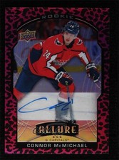 2020-21 Upper Deck Allure Rookie Pink Leopard Connor McMichael #94 Auto 0lv1