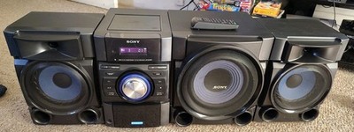 Sony MHC-EC909iP Hi-Fi System 2 Speakers Subwoofer AMFM/CD/iPod/PC  With Control