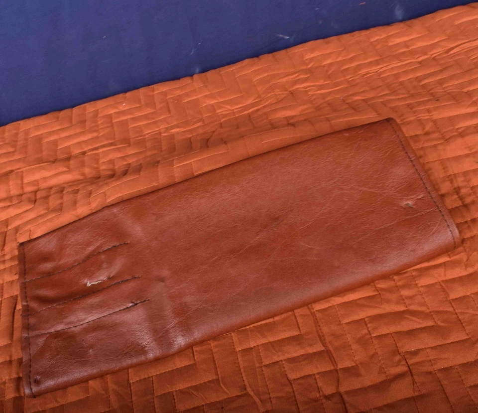 Porsche 911 1974-1983 light Brown Tool Bag Roll with Snaps turbo 911SC 930 911S - Image 3 of 4