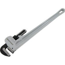 48" ULTRALIGHT ALUMINIUM ADJUSTABLE STILSONS PLUMBERS MONKEY WRENCH PIPE