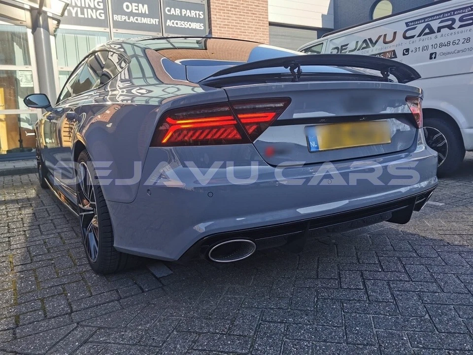 Difusor trasero RS7 Look parte trasera para Audi A7 4G S line / S7 Sportback ... - Imagen 4 de 4