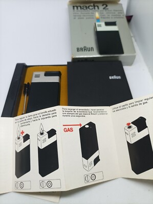 Vintage Braun Mach 2 Lighter, Dieter Rams, 1970
