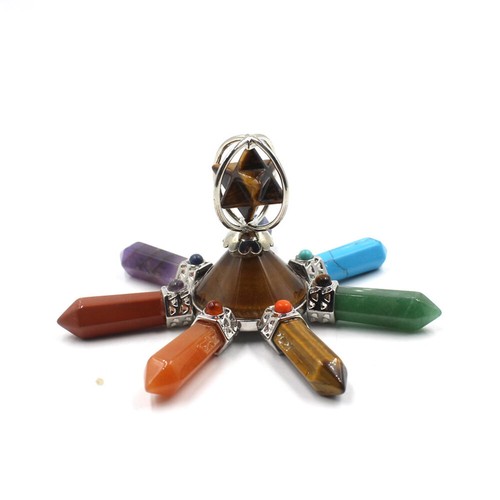 Harmonize Merkaba Seven Chakra Pyramid Generator Energy Reiki Healing Crystal - Picture 6 of 17