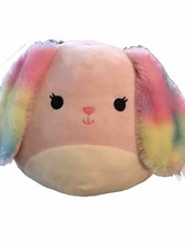 Squishmallow 12  Bop Rainbow Ear Pink Easter Bunny 2021 NWT Perfect