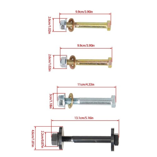 4x4 Front Control Arms Bolts & Mounting Hardware for 1500 2500 00-02 - Picture 8 of 8