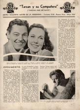 JOHNNY WEISSMULLER "TARZAN AND HIS MATE" 1934 ARGENTINA PRESSBOOK RARE