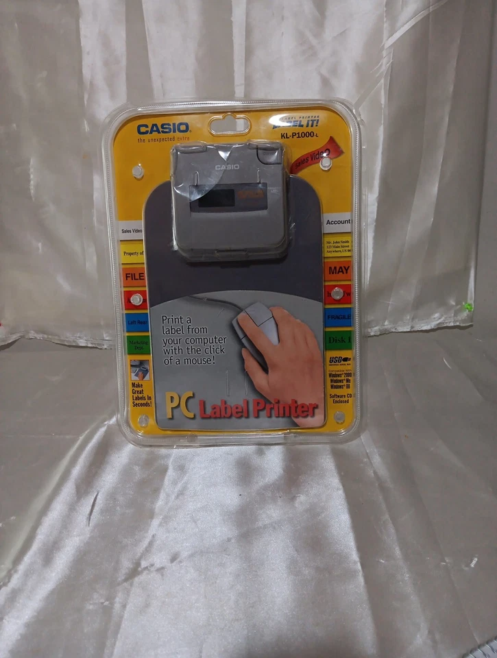 Casio KL-P1000 -l label Printer Comes With Mouse Sealed - Image 2 of 4