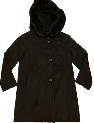 ジャケット MAX MARA STUDIO Women Jackets MANTO2426046013600 003 black MAX MARA Studio Black Virgin Wool Cashmere Blend Fur Trim