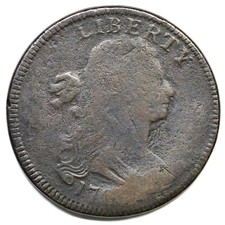 1797 S-125 R-5 Draped Bust Large Cent Coin 1c