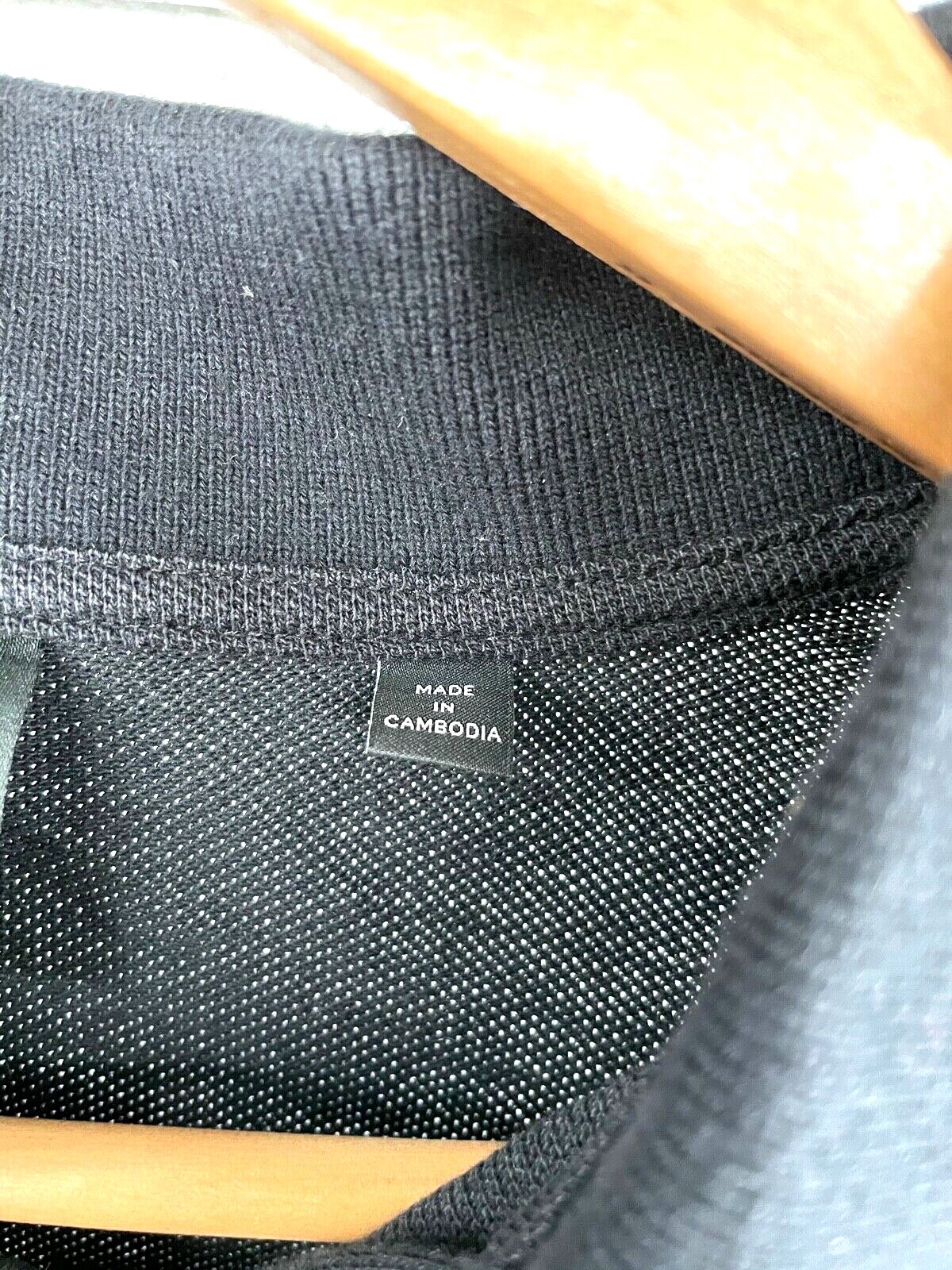 Armani Exchange A X Jersey Knit Polo Shirt Mens 2xl Black W Gray White Tipping For Sale Online Ebay