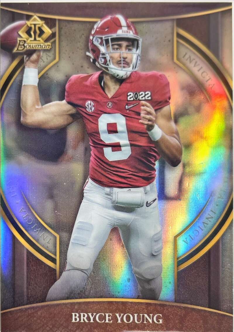 2022 Bowman Chrome University Invicta Refractor #BI-1 Bryce Young Alabama
