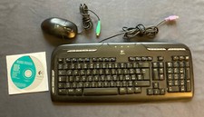 Mouse + Tastiera LOGITECH Y-SAE71 PS/2 con scatola software mouseware keyboard