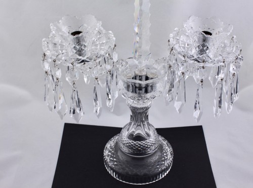 WATERFORD CRYSTAL CANDELABRA CENTERPIECE 20" TALL - MINT - Picture 8 of 12
