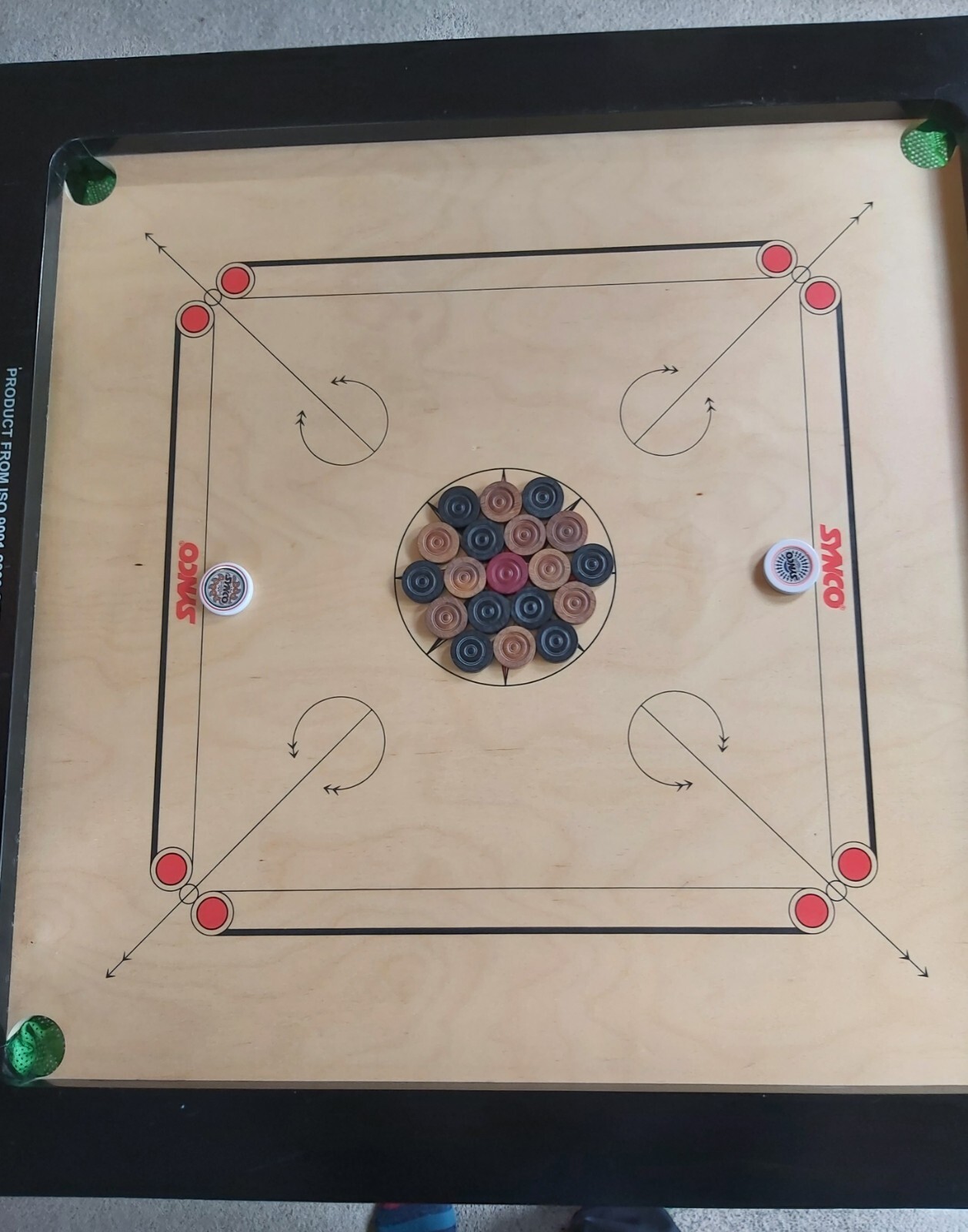 Carrom Board. Synco Platinum + Stand and all accessories. eBay