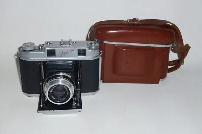ISKRA KMZ 1963 Sowjetische UdSSR Mittelformat 6x6 cm Klappkamera für Export - Bild 1 von 4
