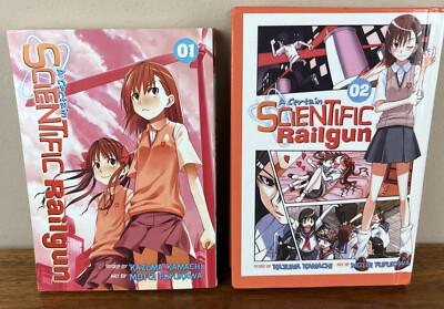 A Certain Scientific Railgun Vol 1 & 2 Manga English Kazumi Kamachi