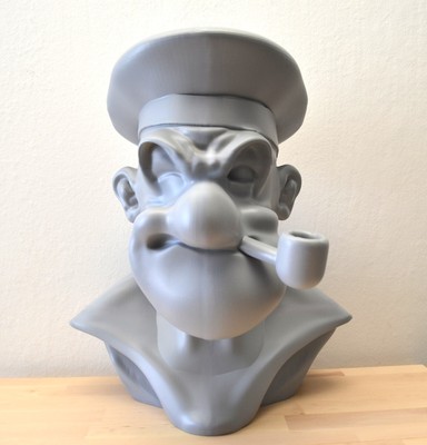 Buste XL 50 cm Popeye - en kit à peindre
