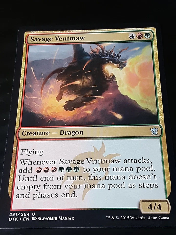 Savage Ventmaw , Dragons of Tarkir , NM , MTG ,FREE SHIPPING - Image 2 of 3