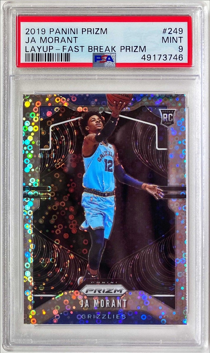 2019 Panini Prizm Ja Morant Fast Break Variation Prizm PSA 9 