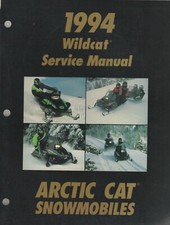 1994 ARCTIC CAT SNOWMOBILE WILDCAT SERVICE MANUAL P/N 2255-009 767 