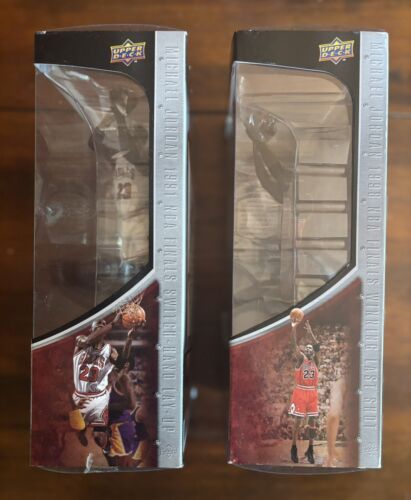 MICHAEL JORDAN UPPER DECK PRO SHOTS FIGURES COMPLETE SET OF 4 SLAM DUNK CHAMP!! - Picture 9 of 11