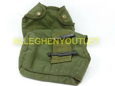 LOT OF 2 USGI GENUINE US Military 1 QT CANTEEN COVER Pouch w/ Alice Clips VGC 