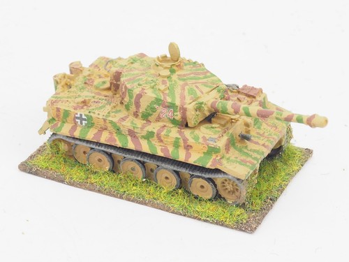 15 MM 2. WELTKRIEG DEUTSCHER TIGER I E. BEMALT. BLAU 410 - Bild 2 von 2