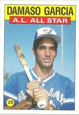 DOMASO GARCIA TORONTO BLUE JAYS AMERICAN LEAGUE ALL STAR #713 - TOPPS NM-MT 1986