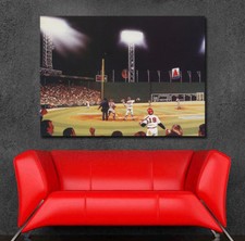 Boston Red Sox Carlton Fisk Famous Shot Guiding Home Run Fair @ Fenway Park