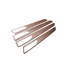 For VW Teramont Atlas 2018-2023 Peach Wood Grain Inner Door Panel Cover Trim 4pc