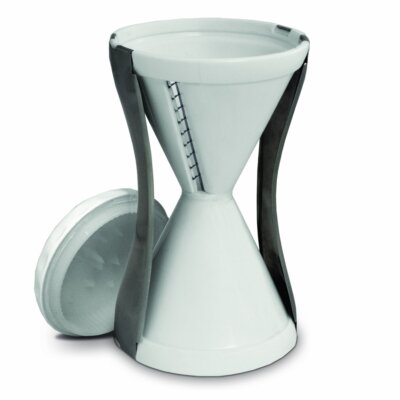 White Vegetable Spiralizer Easy Veggie Slicer for Healthy Noodles and Spaghetti