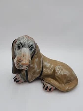 Large Tonala Mexican Pottery Dog Basset Hound