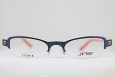 NEW JF REY JF2062 TITANIUM HALF RIMLESS EYEGLASSES MADE IN FRANCE