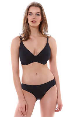 FREYA ~ REMIX U/W GEPOLSTERTER TAUCHEN-BIKINI-BH-AS3945/KLASSISCHES KURZ-SET - SCHWARZ*