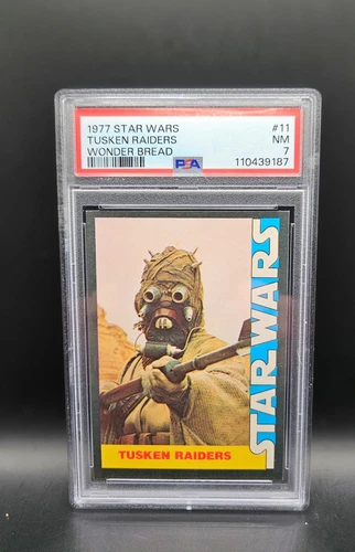 1977 Star Wars Wonder Bread #11 Tusken Raider PSA 7