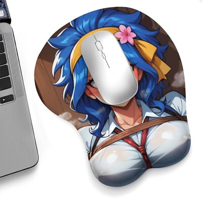 3D Levy McGarden FAIRY TAIL Silicone Mouse Pad Table Mat Game Pad 26x21cm