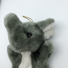 Vintage Hand puppet lucky elephant trunk up
