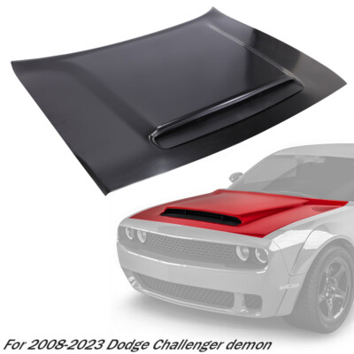 Front Hood Panel For 2008-2023 Dodge Challenger Primed Alum Replace 68259672AD