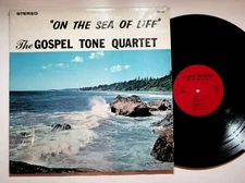 Franklin NC Gospel Tone Quartet On The Sea Of Life Christian Vinyl LP Record VG+