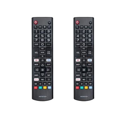 2 Pack AKB75675304 Remote Control For LG Smart LED QLED TV 50UN 65UN 75UM6970PUB