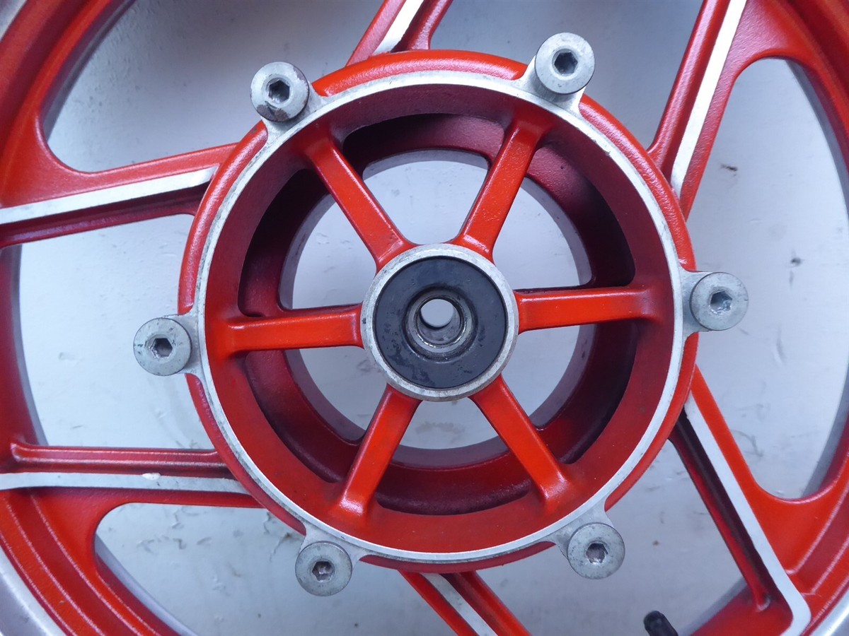 1988 Kawasaki ZX600C Ninja K771-1) red front wheel rim 16in | eBay