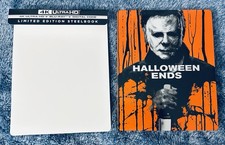 Halloween Ends 4K Ultra HD + Blu-Ray BEST BUY Steelbook,NO DIGITAL,MINT w/J-CARD