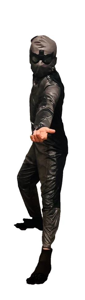 ЧЕЛОВЕК-ПАУК вдали от дома черный STEALTH костюм ребенка L 12-14 косплей костюм - Изображение 2 из 2