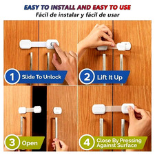 5/10 PCS Baby Child Kid Box Drawer Cupboard Cabinet Wardrobe Door Safe Lock